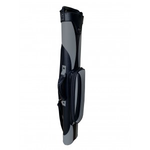 Champion Instroke Leather Cue Cases 2x4 2S4B, Model: G-62636-GB (Grey and Black color)